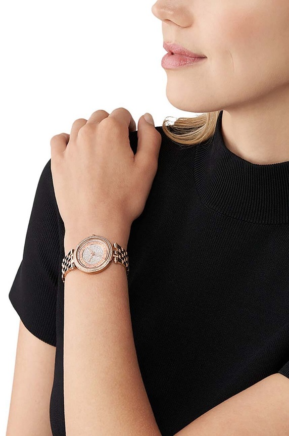 Michael Kors zegarek MK4591 MK4591 srebrny