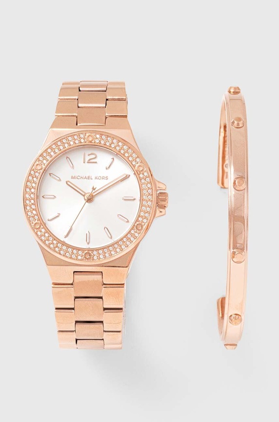 Michael Kors karóra és karkötő arany MK1073SET