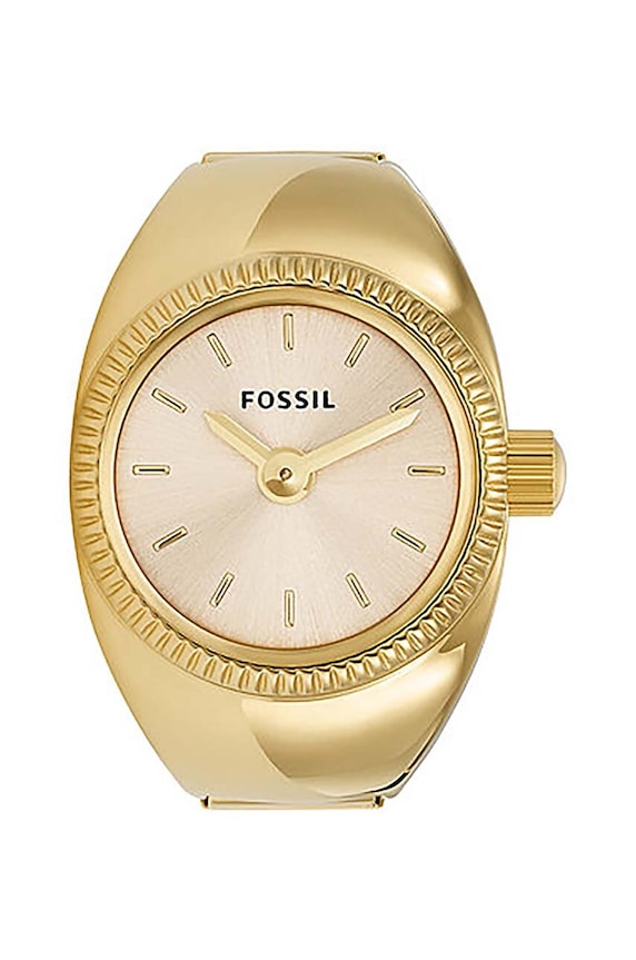 Fossil pierścionek z zegarkiem ES5246 złoty AA00