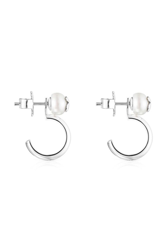 Tous kolczyki srebrne Icon Pearl 1003332800 srebrny AA00