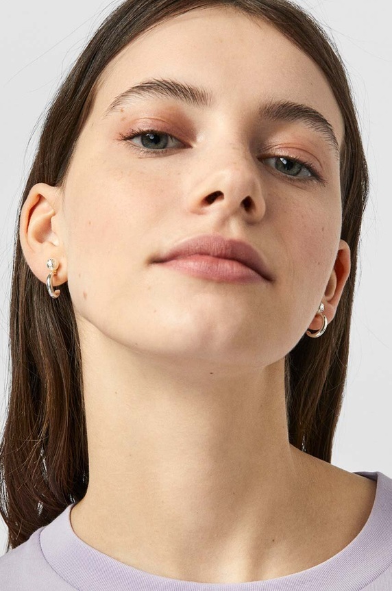 Tous kolczyki srebrne Icon Pearl 1003332800