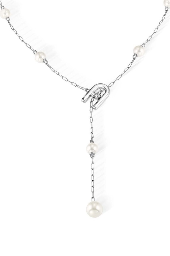 Accesorii Furla colier FJ0521NTU argintiu