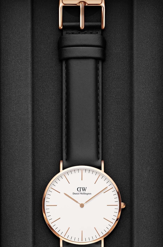 Daniel Wellington ceas Classic 40 Sheffield RG DW00100007 negru AA00