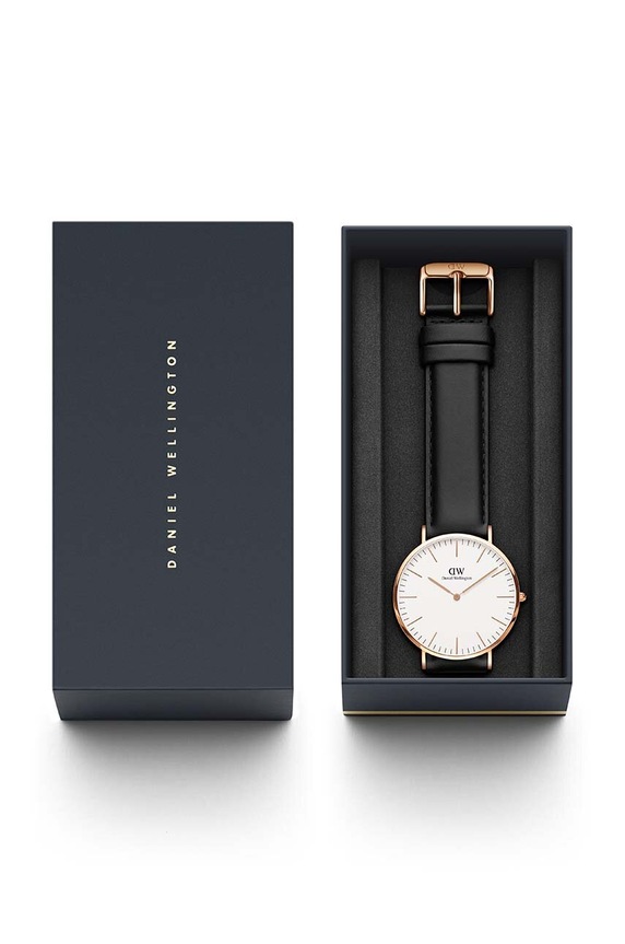 Accesorii Daniel Wellington ceas Classic 40 Sheffield RG DW00100007 negru