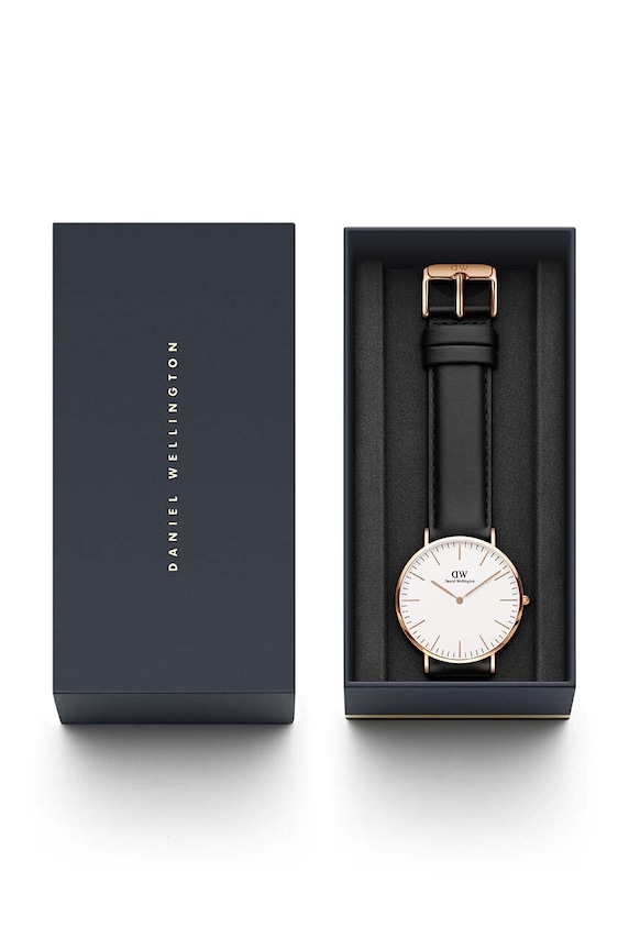 Accesorii Daniel Wellington ceas Classic 40 Sheffield RG DW00100007 negru