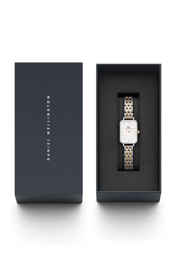 Accesorii Daniel Wellington ceas Quadro Lumine 5-Link DW00100625 argintiu