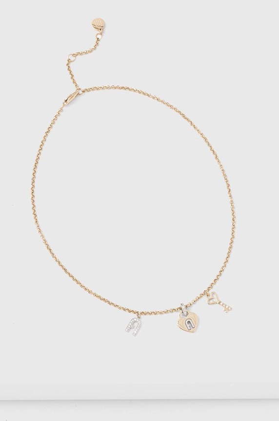 Κολιέ Furla ζιρκόνια χρυσαφί FJ0811NTU
