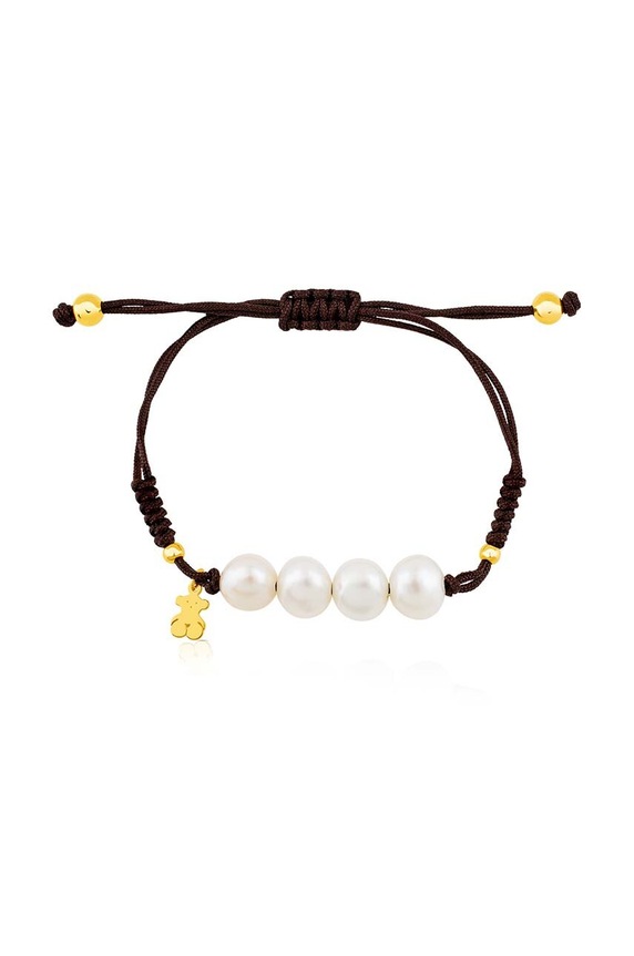 Akcesoria Tous bransoletka Nudos 1000089300 brązowy