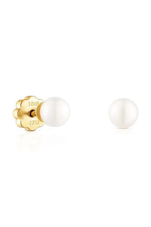 Zlaté náušnice Tous Pearls zlato zlatá 1003595900