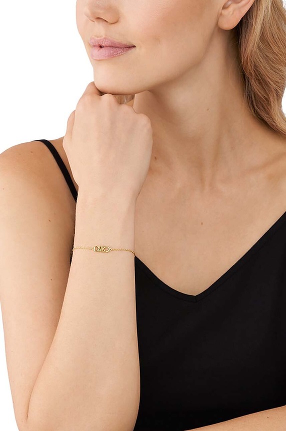 Akcesoria Michael Kors bransoletka srebrna MKC164100710 złoty