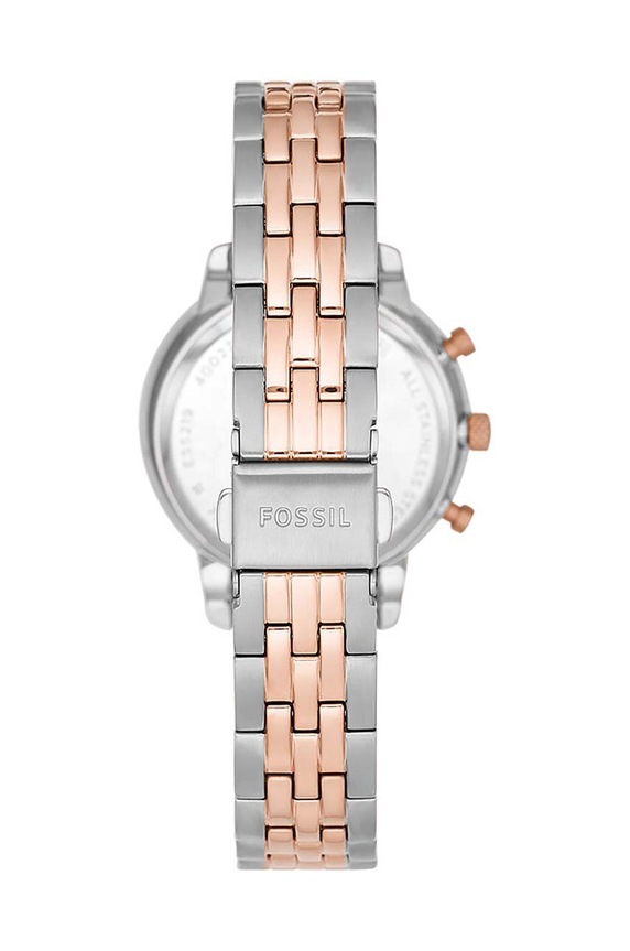Fossil zegarek srebrny ES5279