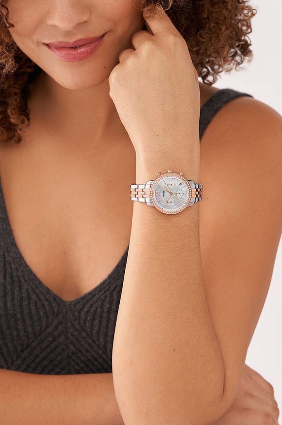 Fossil zegarek ES5279 srebrny