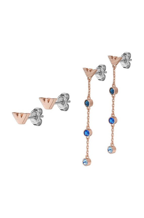 Uhani Emporio Armani 2-pack zlata EGS3013SET