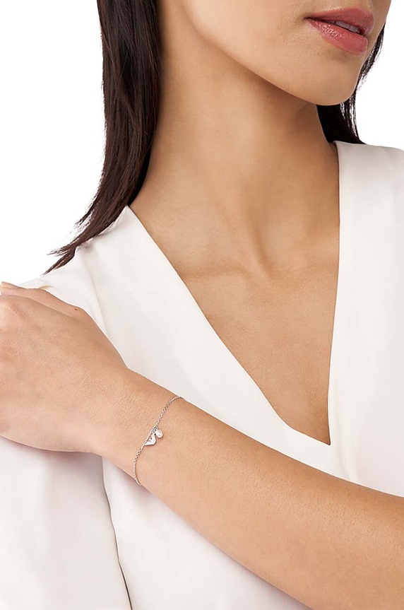 Akcesoria Emporio Armani bransoletka EG3576040 srebrny