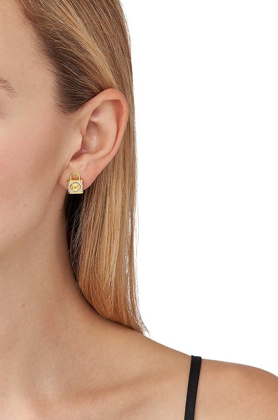 Doplnky Strieborné náušnice Michael Kors MKC1628AN710 zlatá