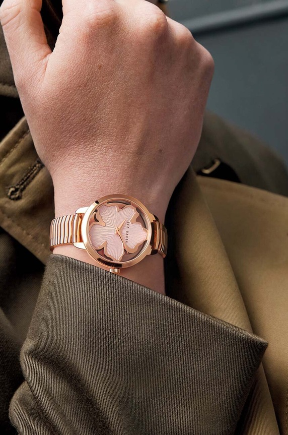 Hodinky Ted Baker BKPLIF202 zlatá