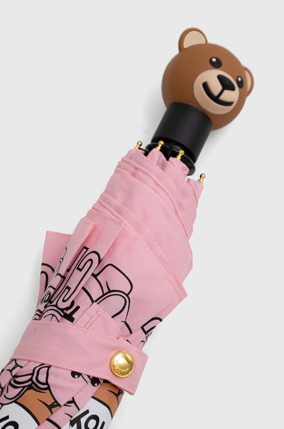 Deštník Moschino růžová 8422