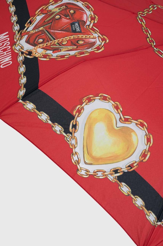 Akcesoria Moschino parasol 8951 czerwony