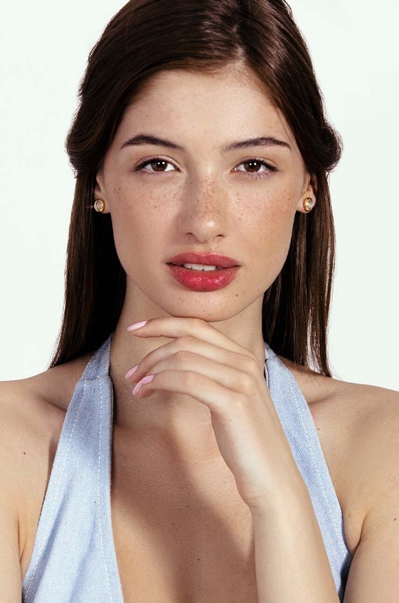 Dodaci Pozlaćene naušnice Lilou One 176/10/KOL/BIK bijela