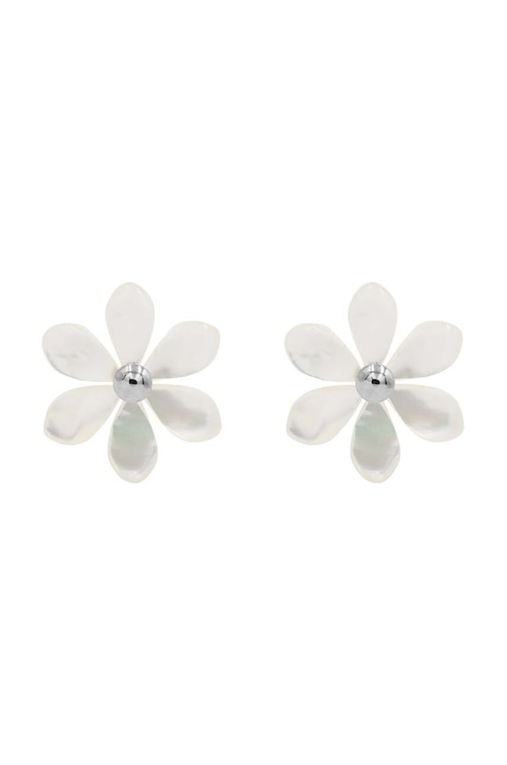 Pozlaćene naušnice Lilou Flowers srebrna K/125/SZTYFT