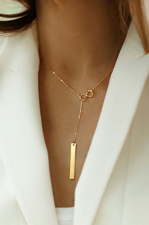 Lilou nyaklánc végtelen jellel 32/10/BLA/LAN arany AA00