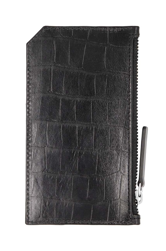 Lilou portacarte in pelle CARHOL/BLACRO nero AA00