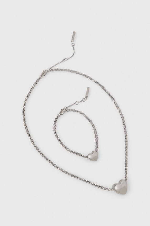 Calvin Klein colier si bratara argintiu 35700006