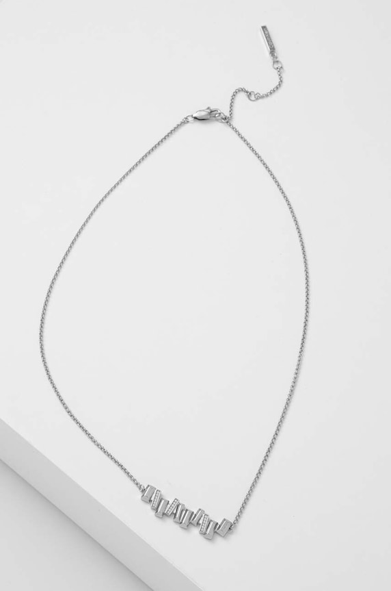 Calvin Klein colier zirconiu cubic argintiu 35000228