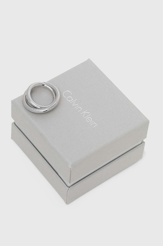 Akcesoria Calvin Klein pierścionek KJ0EMR0001 srebrny