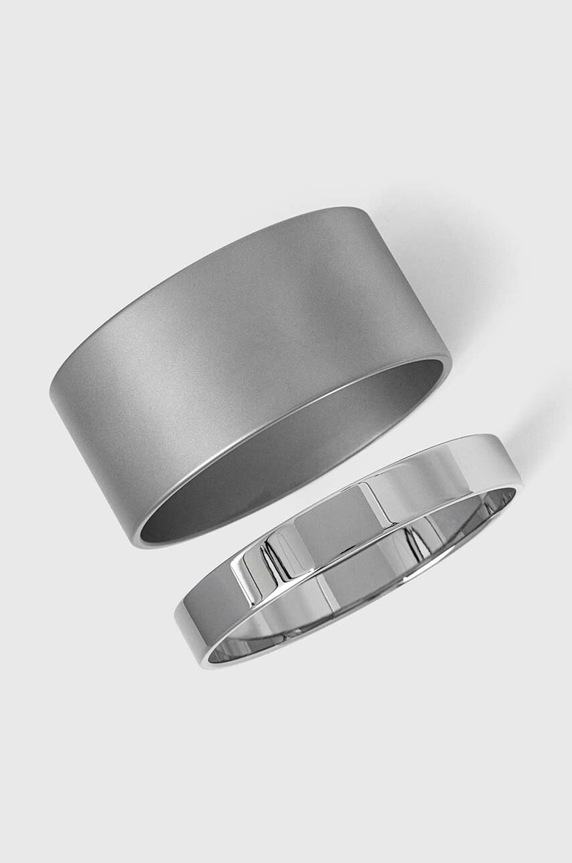 Calvin Klein bransoletki 2-pack 2-pack srebrny KJ1DMD0801