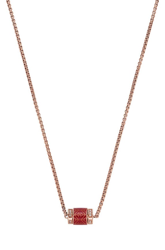 Náhrdelník Emporio Armani ružová EGS2893221