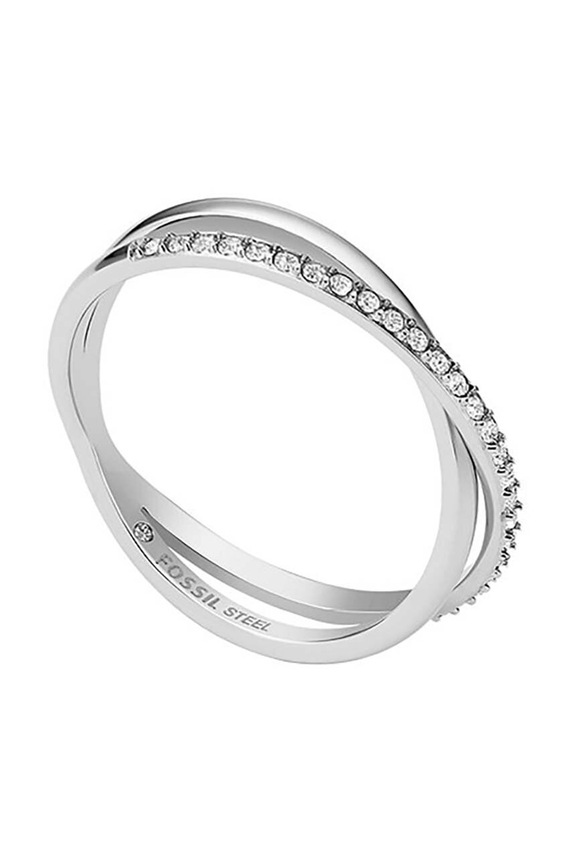 Fossil pierścionek JF04078040 srebrny AA00