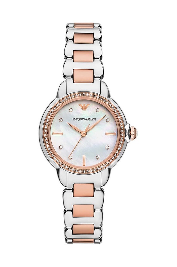 Hodinky Emporio Armani stříbrná AR11569