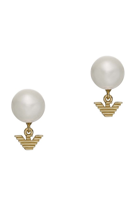 Naušnice Emporio Armani zlatna EG3583710