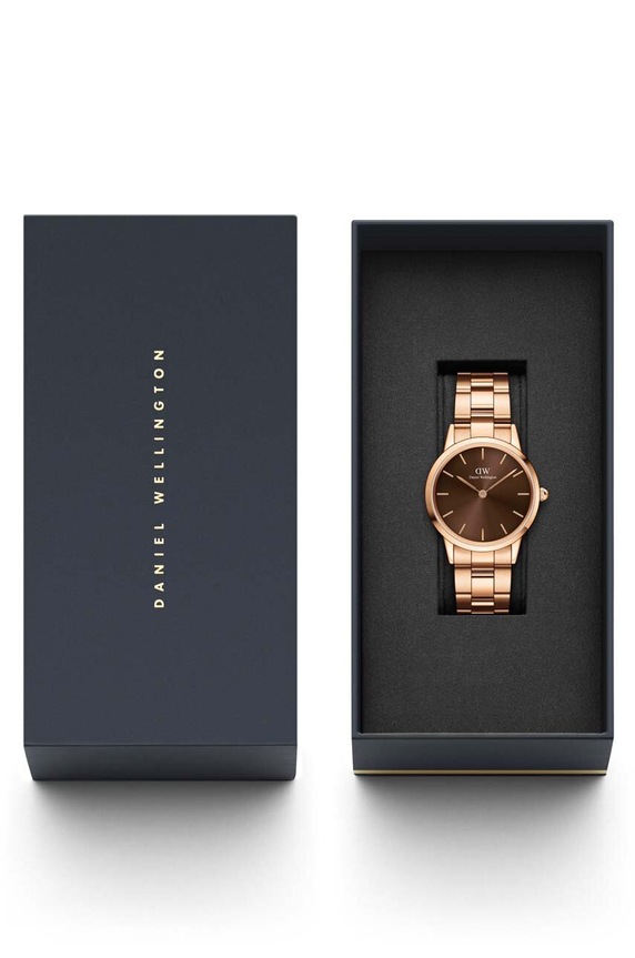Akcesoria Daniel Wellington zegarek Iconic Link Amber 32 DW00100462 złoty