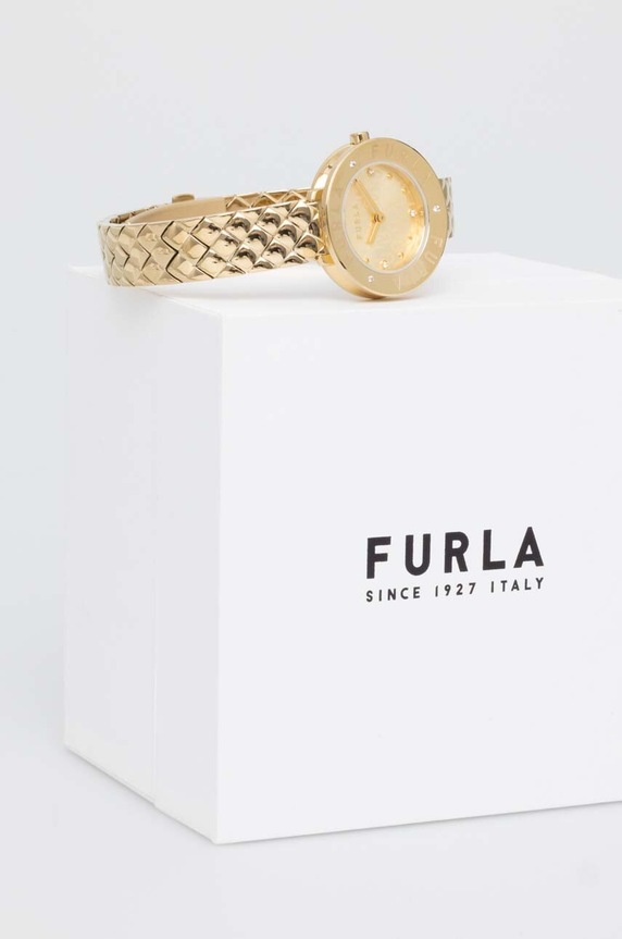 Akcesoria Furla zegarek WW00004020L2 złoty