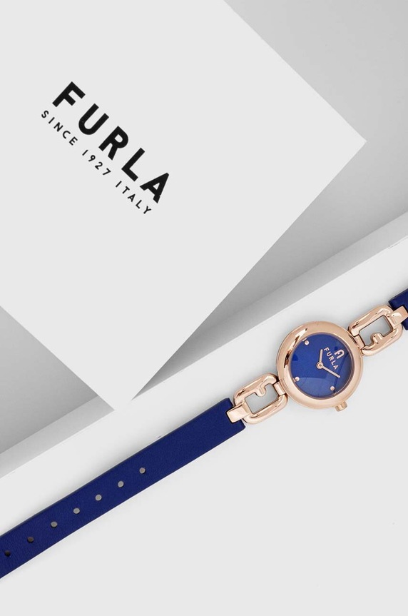 Αξεσουάρ Ρολόι Furla WW00015014L3 σκούρο μπλε