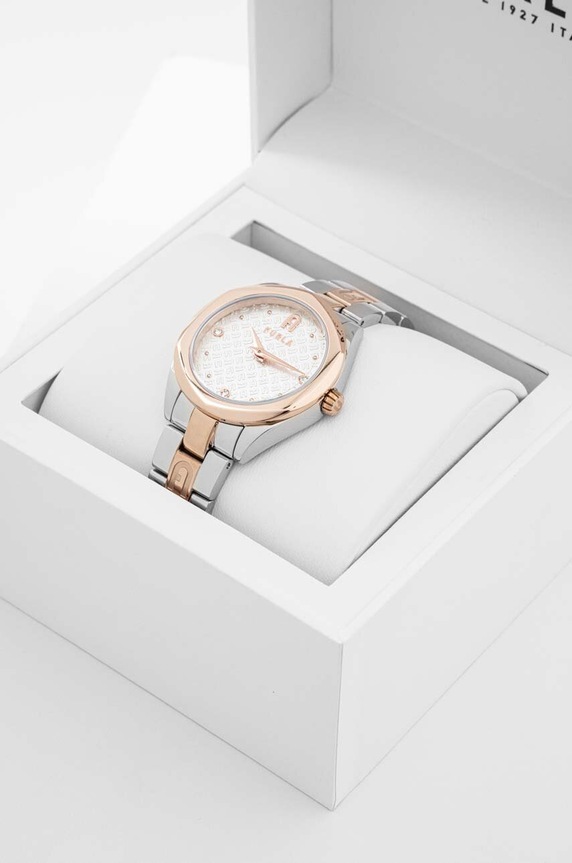 Akcesoria Furla zegarek WW00047005L5 srebrny