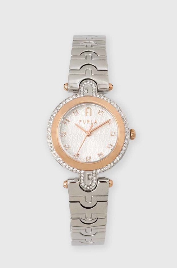 Ρολόι Furla ασημί WW00050020L5