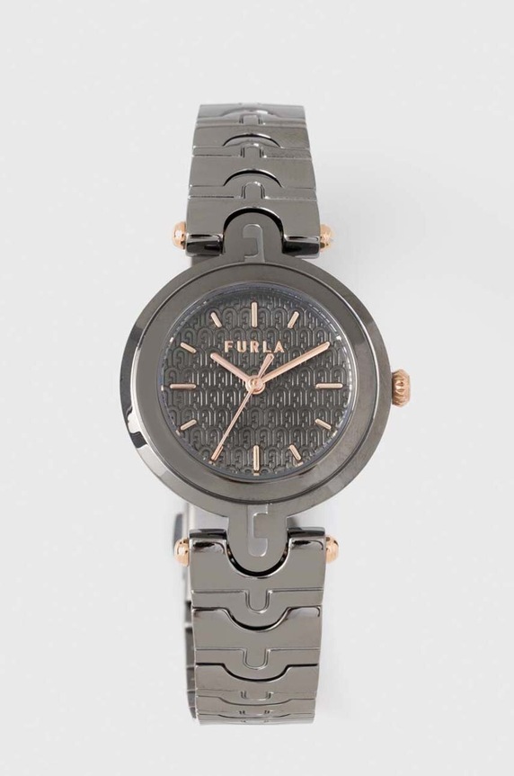 Hodinky Furla stříbrná WW00050021L7