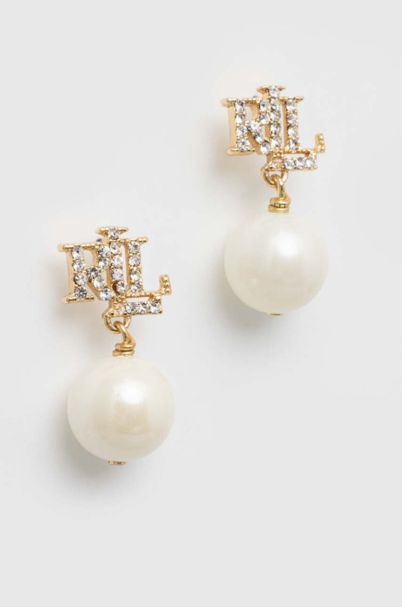 Сережки Lauren Ralph Lauren циркон белый 60555379