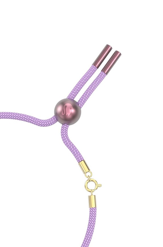 Akcesoria Swarovski bransoletka DULCIS 5613731 fioletowy