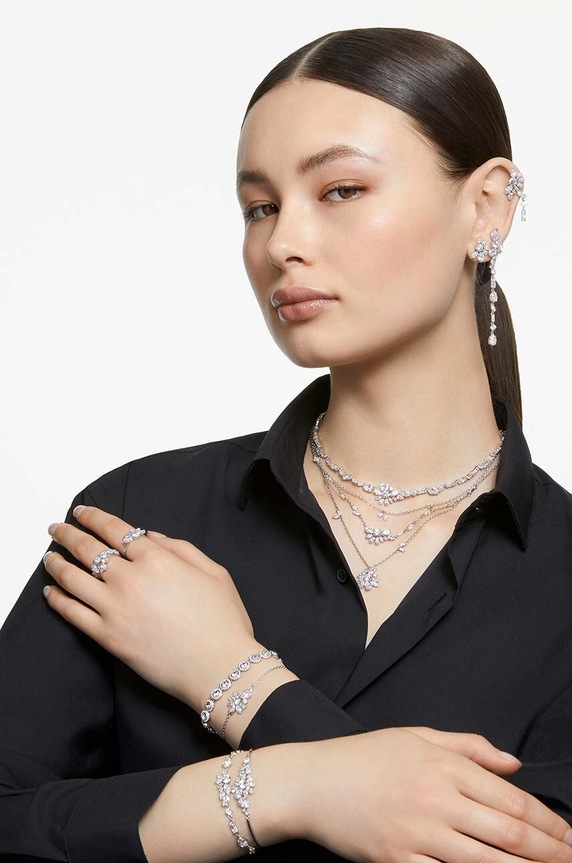 Αξεσουάρ Δαχτυλίδι Swarovski GEMA 5644661 ασημί