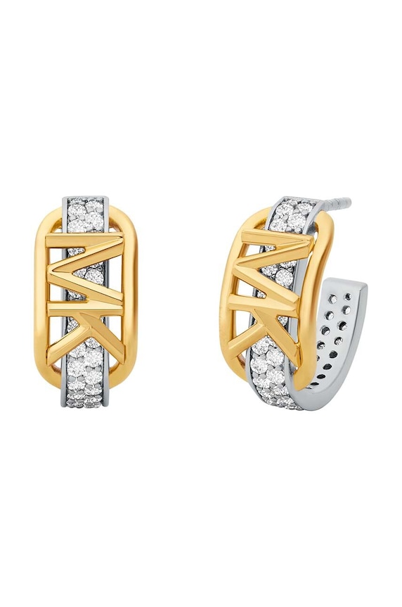 Strieborné náušnice Michael Kors striebro viacfarebná MKC1673CZ931
