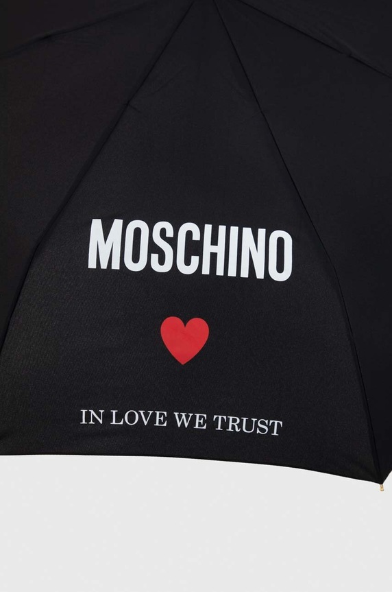 Deštník Moschino 8956.openclose černá AA00