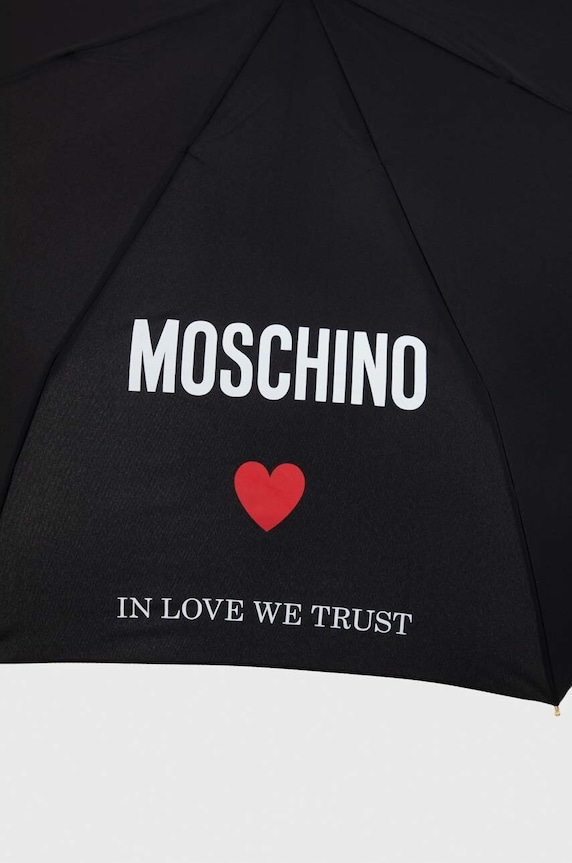 Deštník Moschino 8956.openclose černá AA00