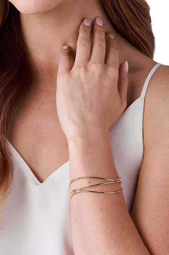 Doplňky Náramek Skagen SKJ1216710 zlatá