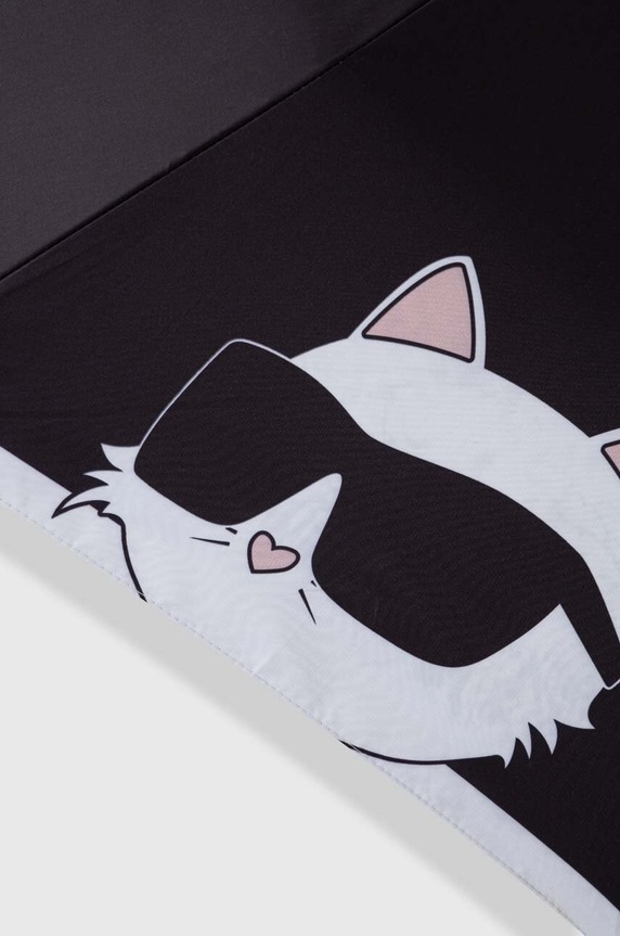 Karl Lagerfeld parasol 240W3895 czarny AA00