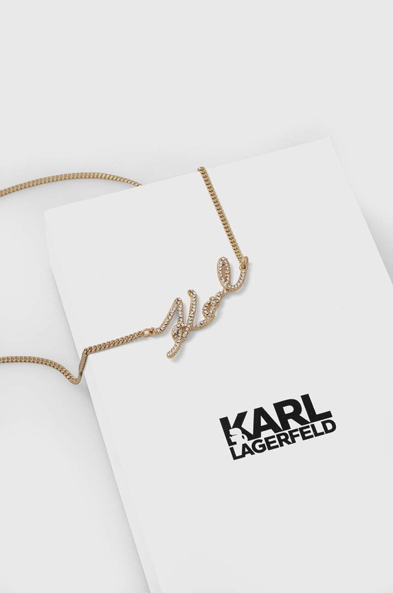 Akcesoria Karl Lagerfeld naszyjnik 240W3920 złoty