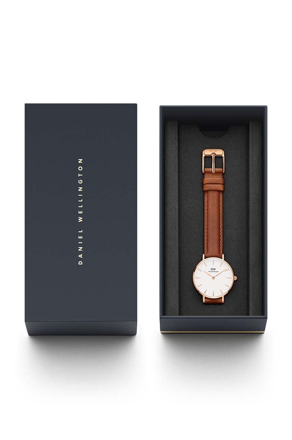 Daniel Wellington ceas Petite 28 Durham DW00100228 portocaliu AA00